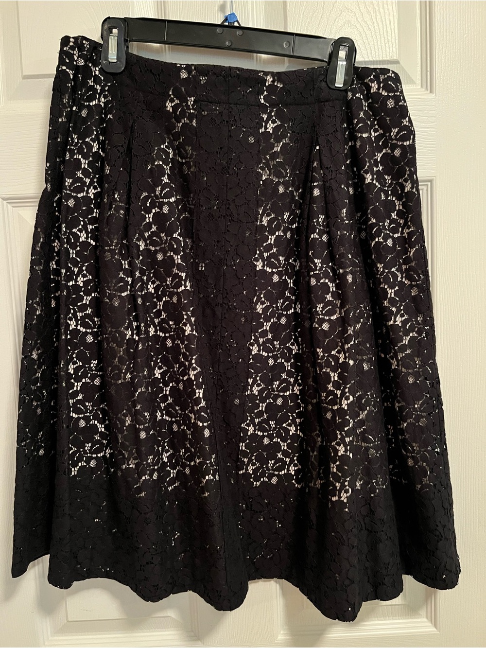 Talbots Black Lace Circle Skirt
